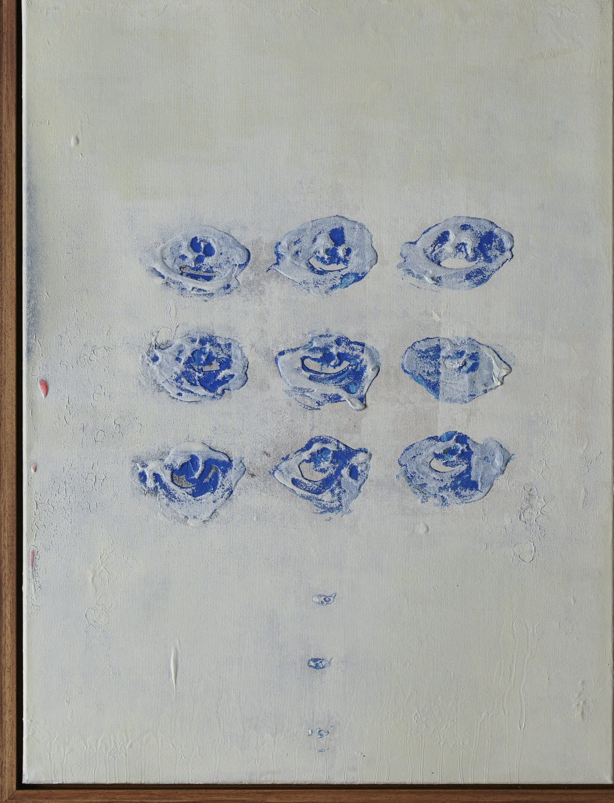 Focus 2 (2024) by Merve Kızıl — acrylic and pigment on canvas, 80 x 60 cm